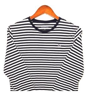 Navy & White striped Vinyard Vines Long Sleeved-T